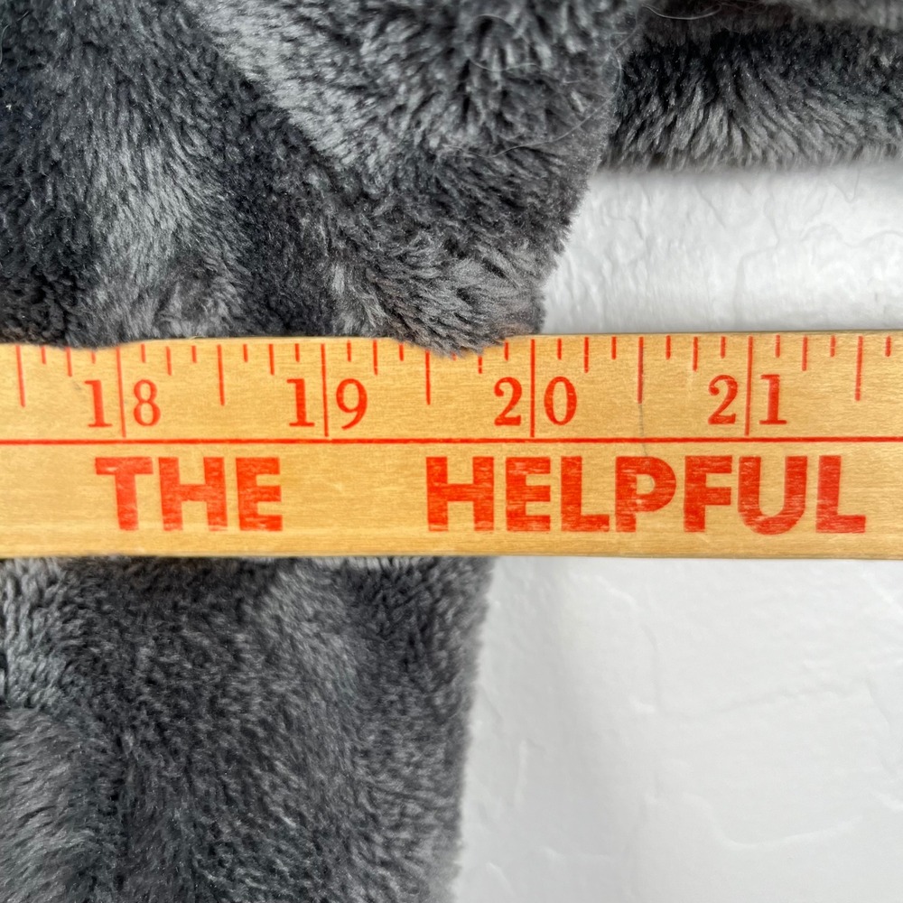 32 Degrees‎ Heat Womens Gray Faux Fur Fleece Full Zip Jacket Coat Large - Picture 5 of 8